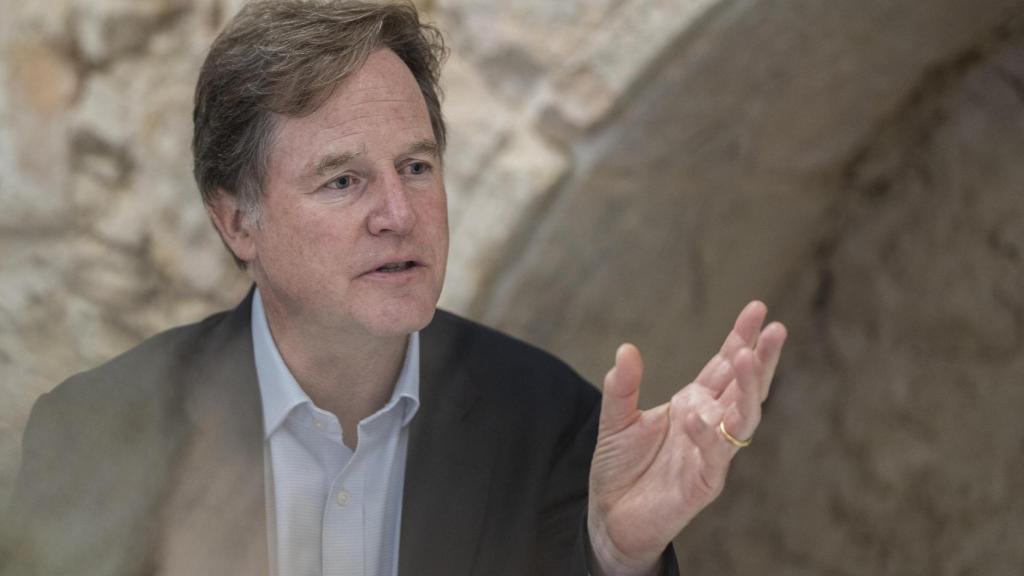 Nick Clegg durante la entrevista con EL ESPAÑOL.