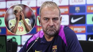 El palo de Hansi Flick a la Selección por la baja de Lamine Yamal: "Jugó con dolor. Eso es no preocuparse por los jugadores"