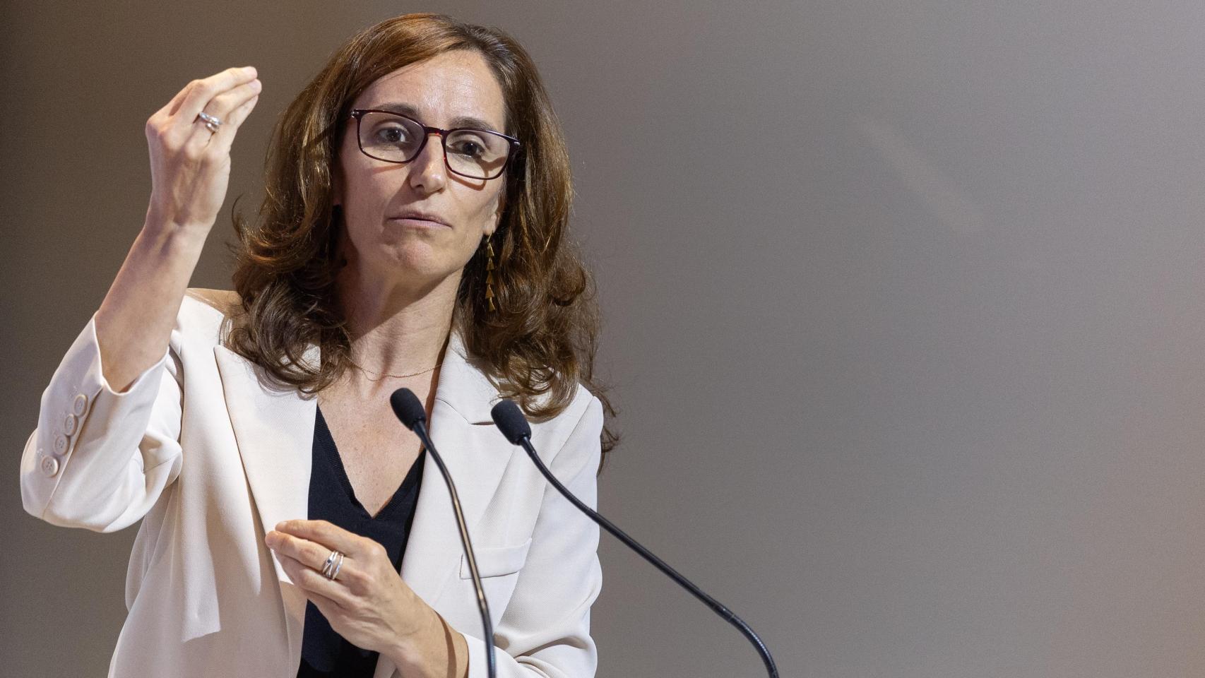 Mónica García, ministra de Sanidad.