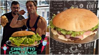 Pagan 300 euros a cambio de comer una hamburguesa de 3 kilos, el reto viral de un restaurante de Vigo