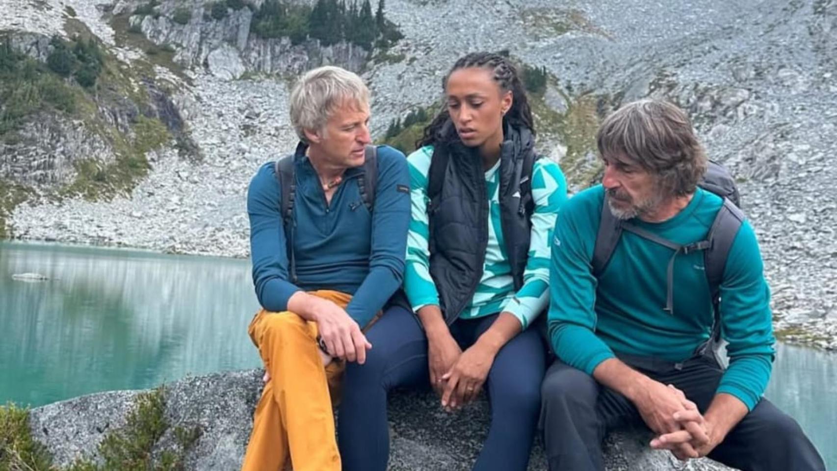 Jesús Calleja, Ana Peleteiro y Santi Millán en Canadá para 'Universo Calleja'