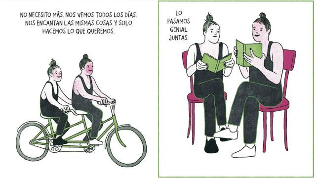 Viñetas de 'Lo sabes aunque no te lo he dicho', de Candela Sierra (editorial Astiberri)