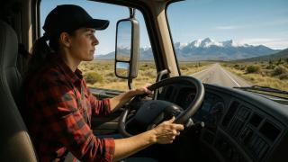 Una camionera, sobre la falta de trabajadoras en la carretera: "Como mujer la higiene es más difícil, no hay donde asearte"