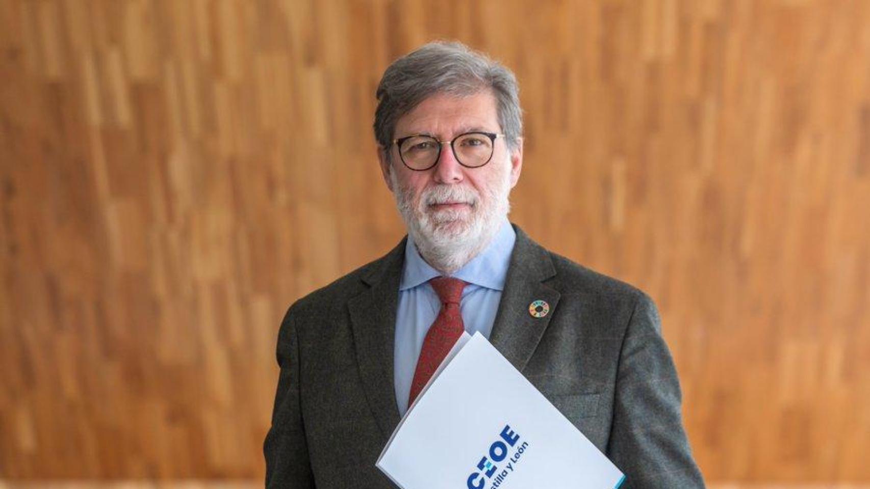 Santiago Aparicio, presidente de CEOE CyL.