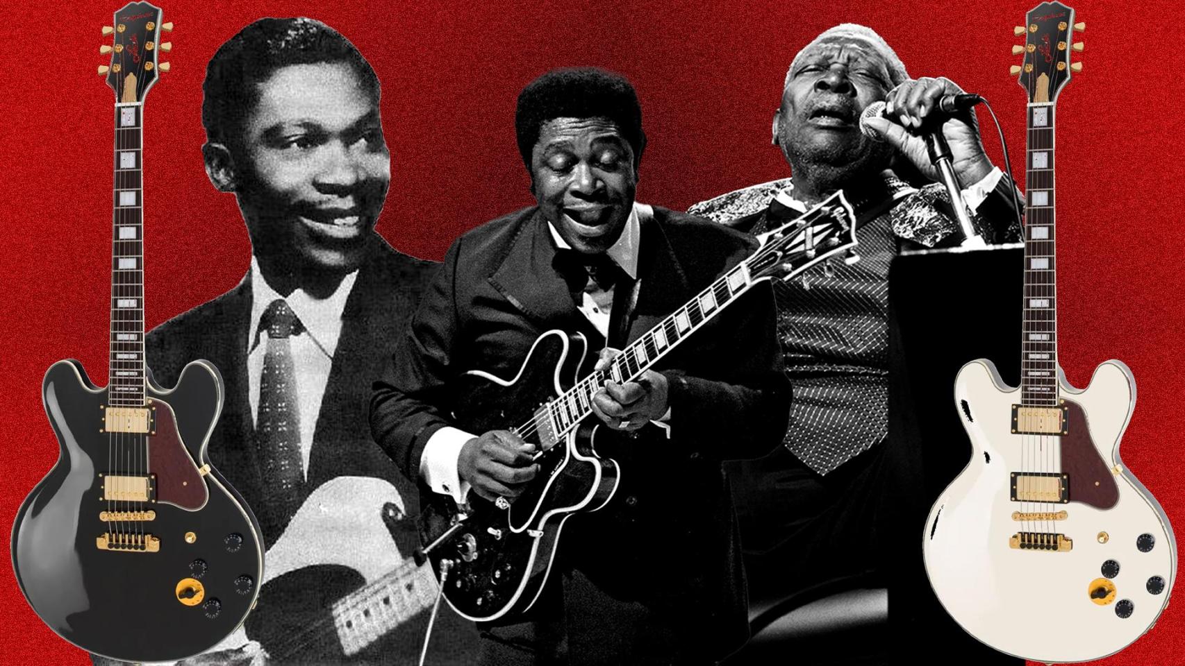 El guitarrista y 'bluesman' B. B. King. Diseño: Rubén Vique