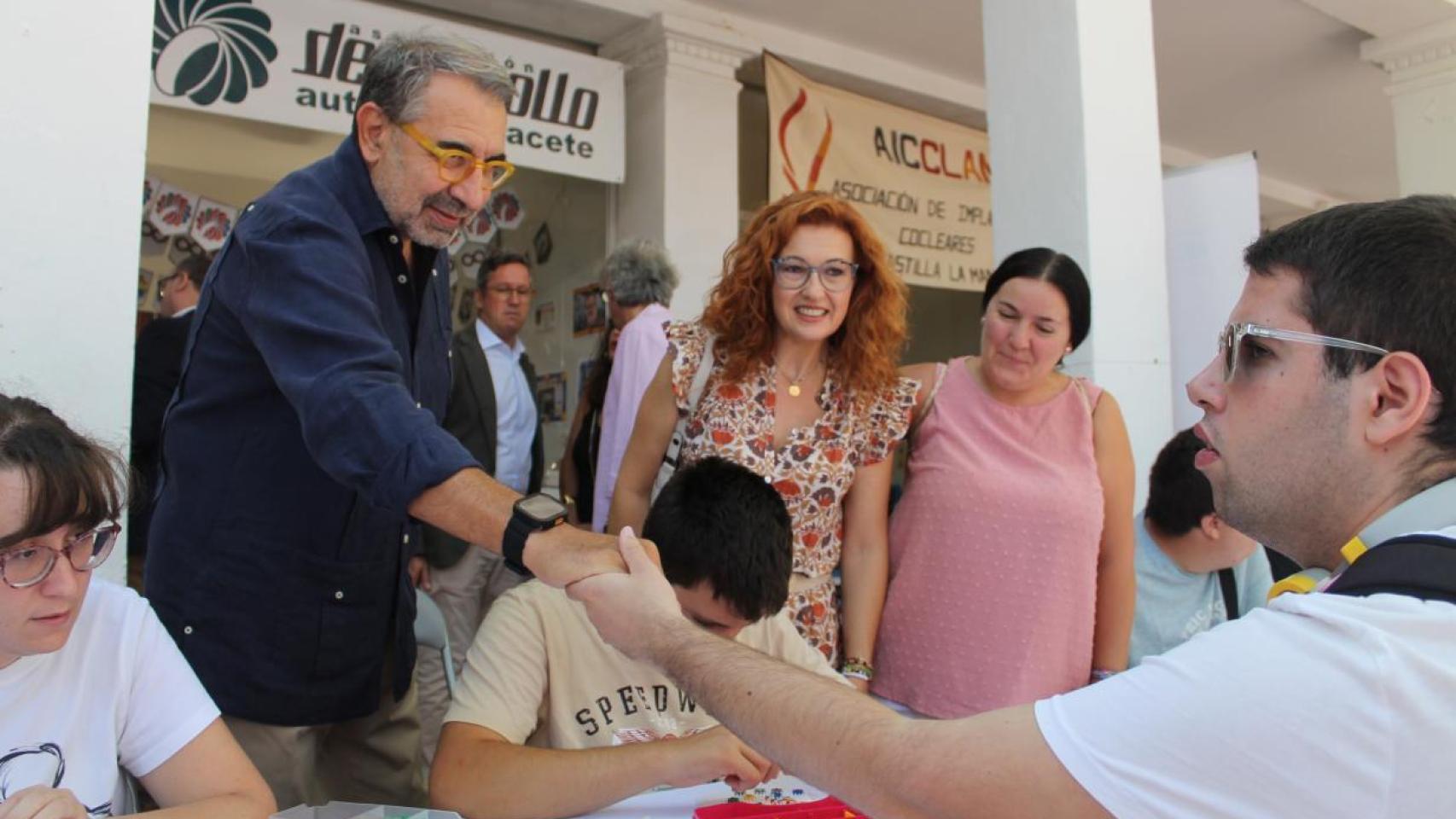 Jesús Fernández Sanz este lunes en la Feria de Albacete.