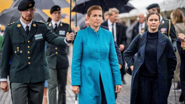 La primera ministra de Dinamarca Mette Frederiksen.