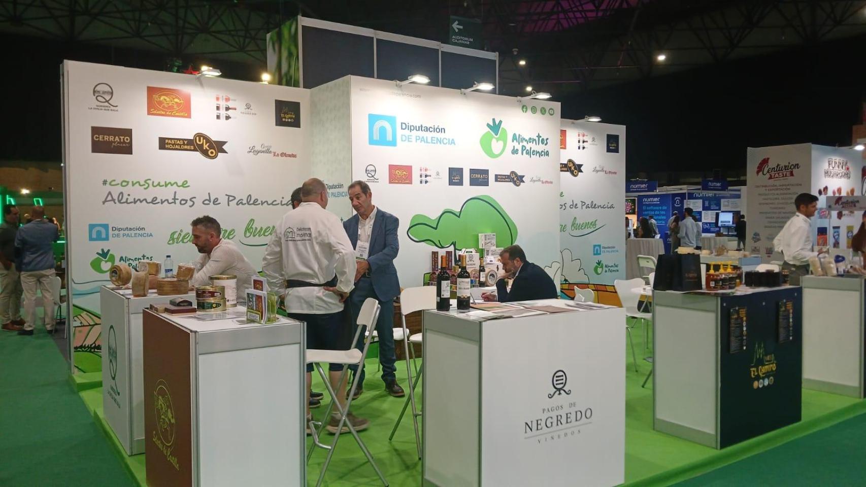 Imagen del stand de la Diputación de Palencia en la feria de Sevilla