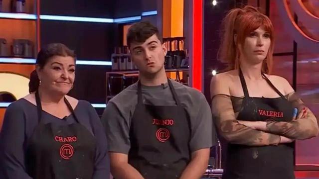 Charo Reina, Juanjo Bona y Valeria Vegas en 'MasterChef Celebrity 10'.