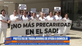 Una trabajadora del Servicio de Ayuda a Domicilio: “Ganamos 1.000 euros malamente y hay compañeras que ni eso”