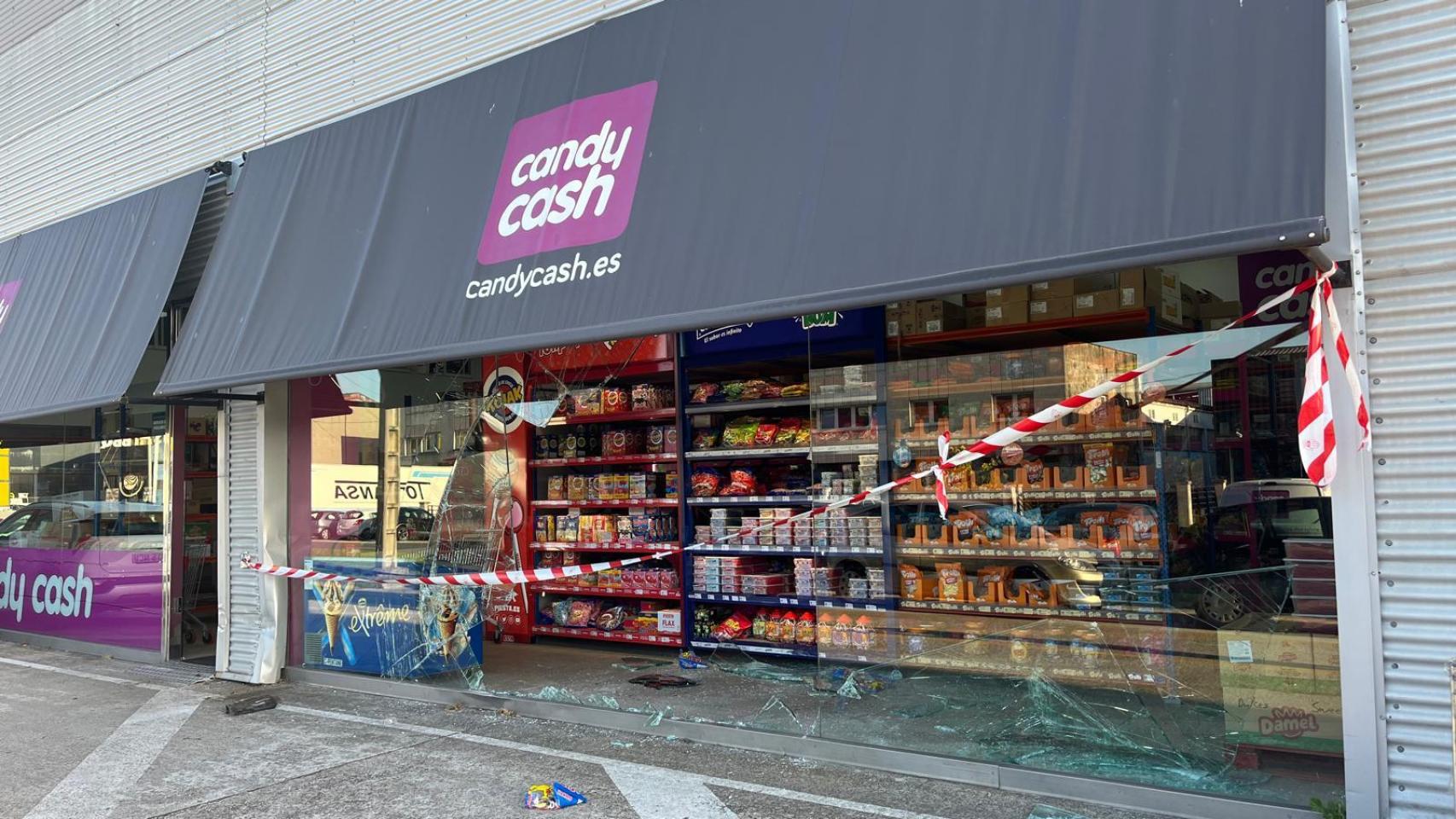 Robo en la tienda Candy Cash, en A Coruña