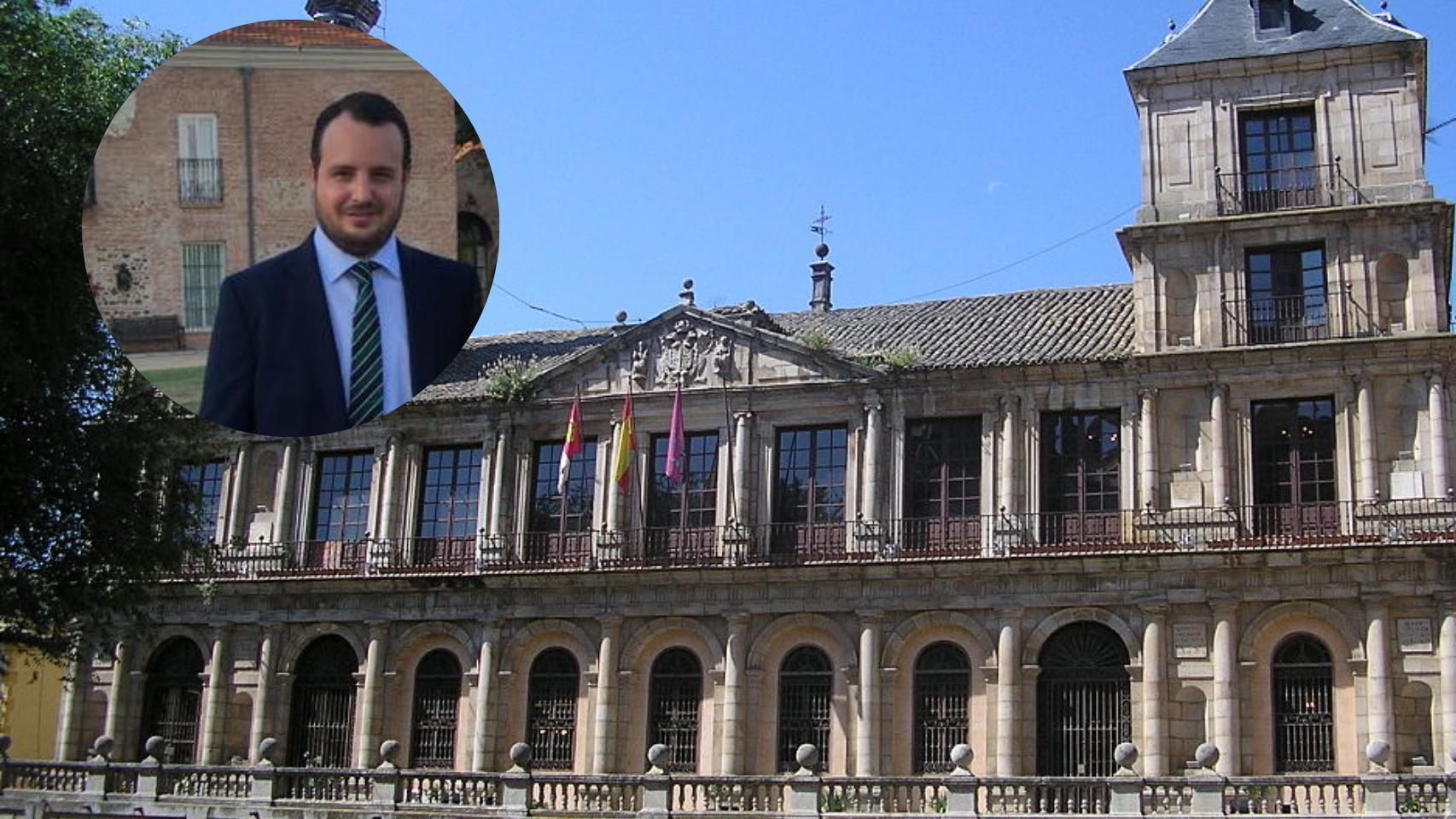 Montaje de Carlos García con el ayuntamiento de Toledo