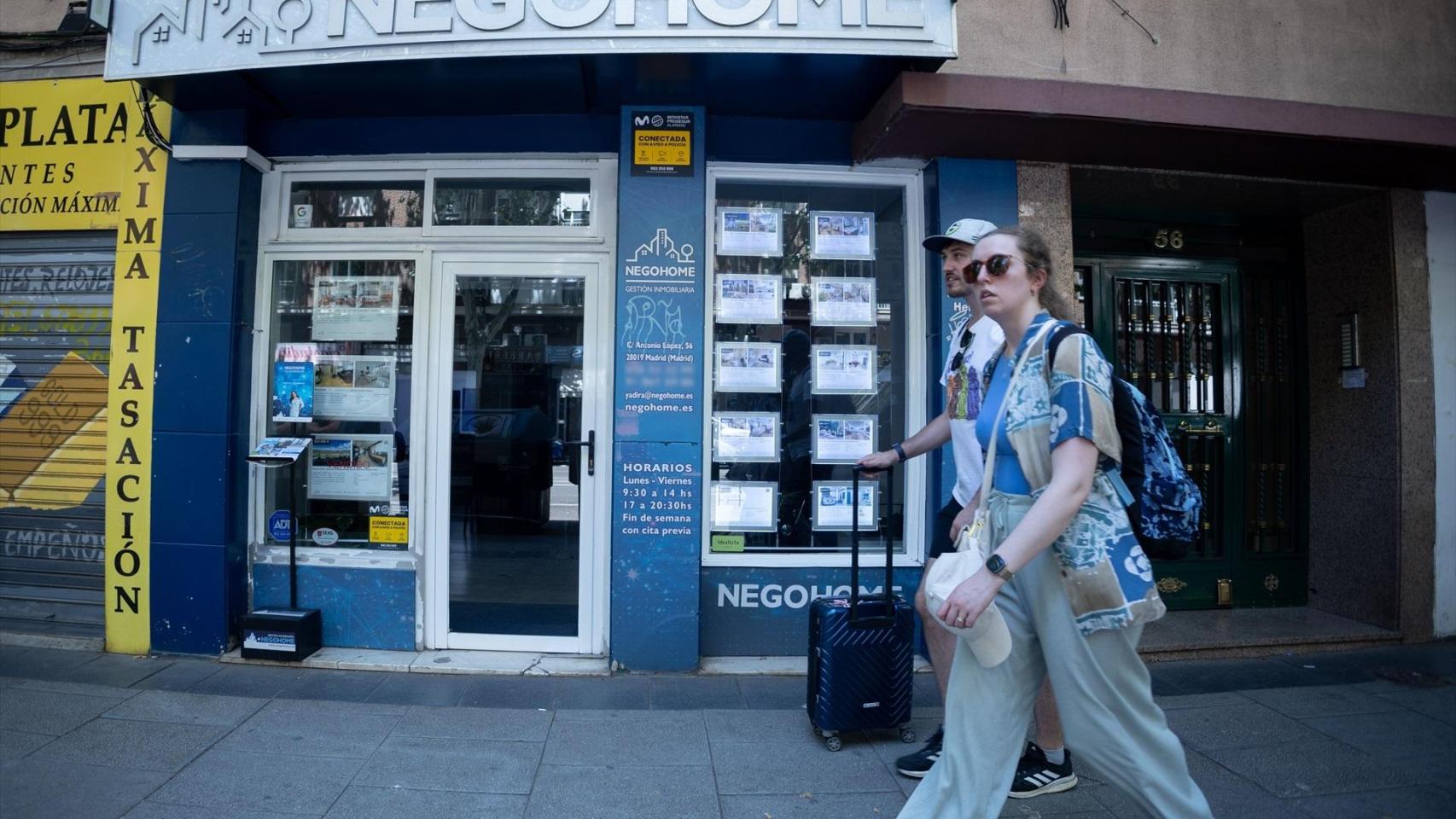 Escaparate de una inmobiliaria. Eduardo Parra / Europa Press