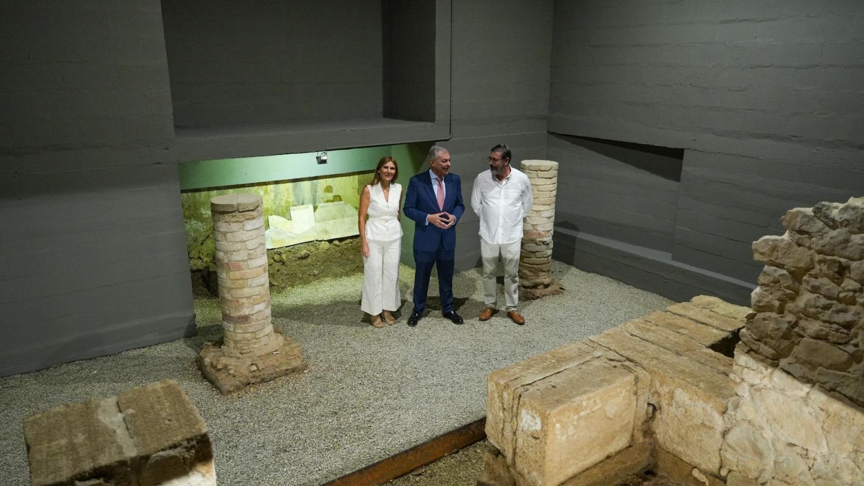 Estreno de las visitas a la cripta del Patio de Banderas del Real Alcázar de Sevilla.