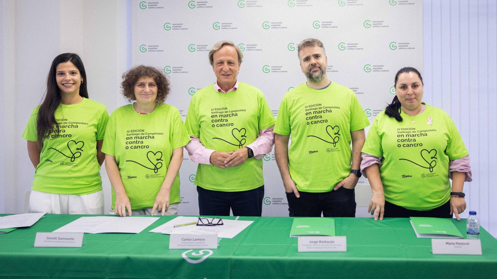 Acto de la AECC de Santiago este martes.