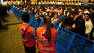 Cruz Roja atiende a 43 personas en las fiestas de Salamanca, 20 de ellas por síncopes y mareos en el concierto de Europe
