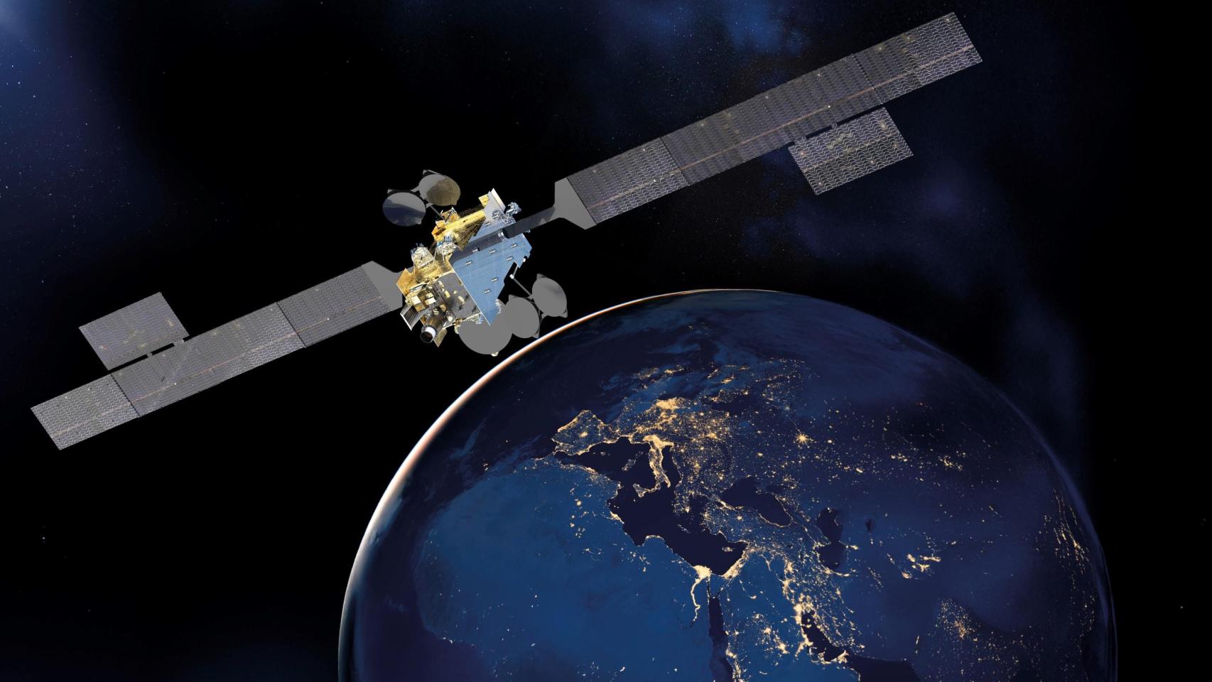 Recreación de Thales Alenia Space.
