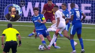 Un exárbitro, alto y claro sobre el posible penalti a Mbappé en el Real Madrid-Marsella: "Es una entrada temeraria y..."