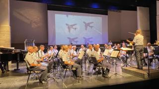 La Banda de la Academia General del Aire y el Espacio pone el broche de oro al Festival de Bandas de Albacete