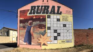 Un crucigrama de dolor y rabia: un impresionante mural recuerda las 343.000 hectáreas arrasadas por el fuego