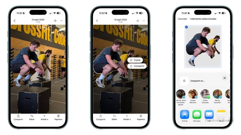 Stickers en Google Fotos