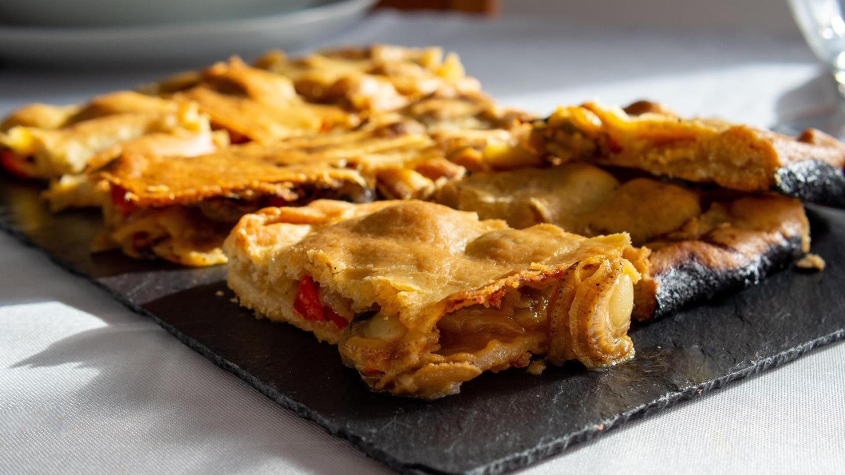 Empanada gallega de vieiras