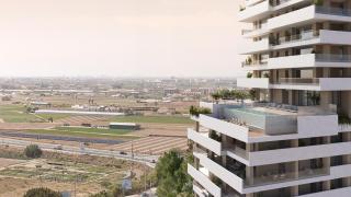AQ Acentor sumará una nueva torre de 100 metros de altura en Valencia con 200 viviendas distribuidas en 29 plantas
