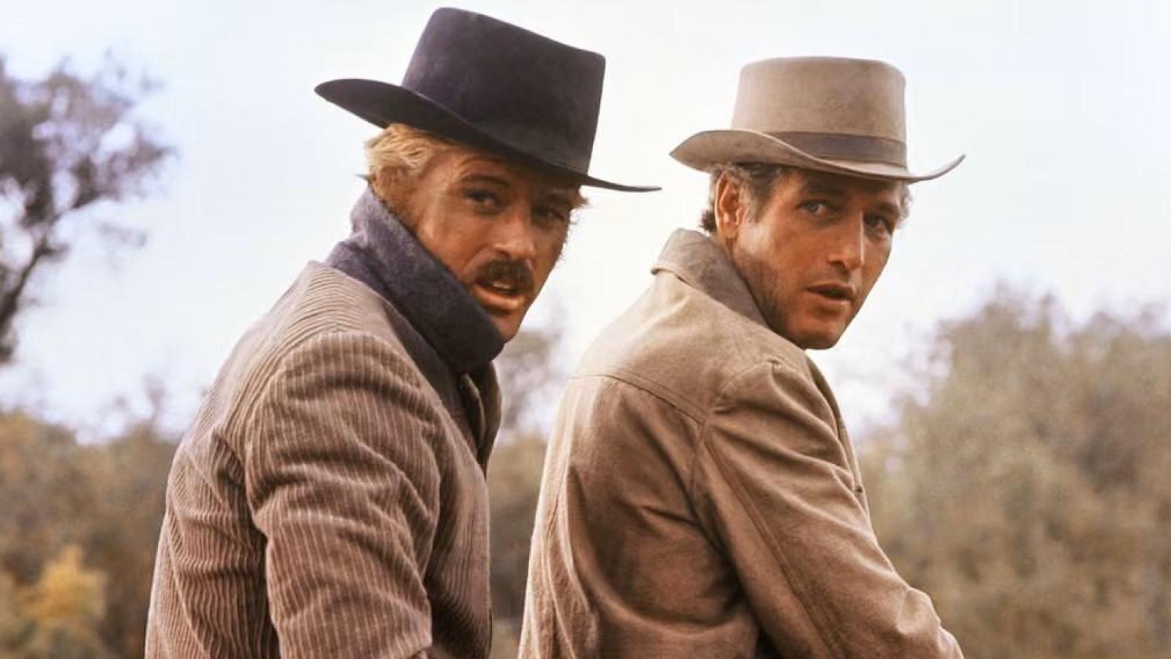 Robert Redford y Paul Newman en 'Dos hombres y un destino'.