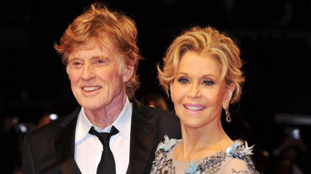 Robert Redford y Jane Fonda, en el Festival de Cine de Venecia en 2017.