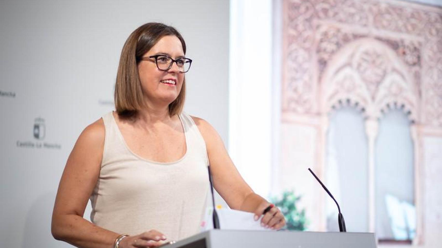 Esther Padilla en rueda de prensa
