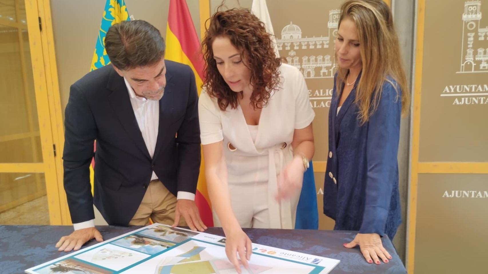 La presentación del plan de urbanización este miércoles en Alicante.