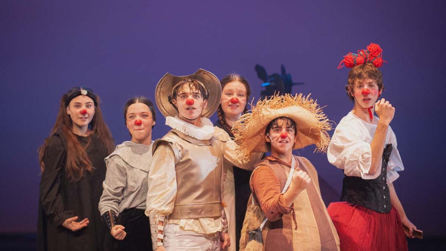 El espectáculo Clown Quijote de la Mancha.