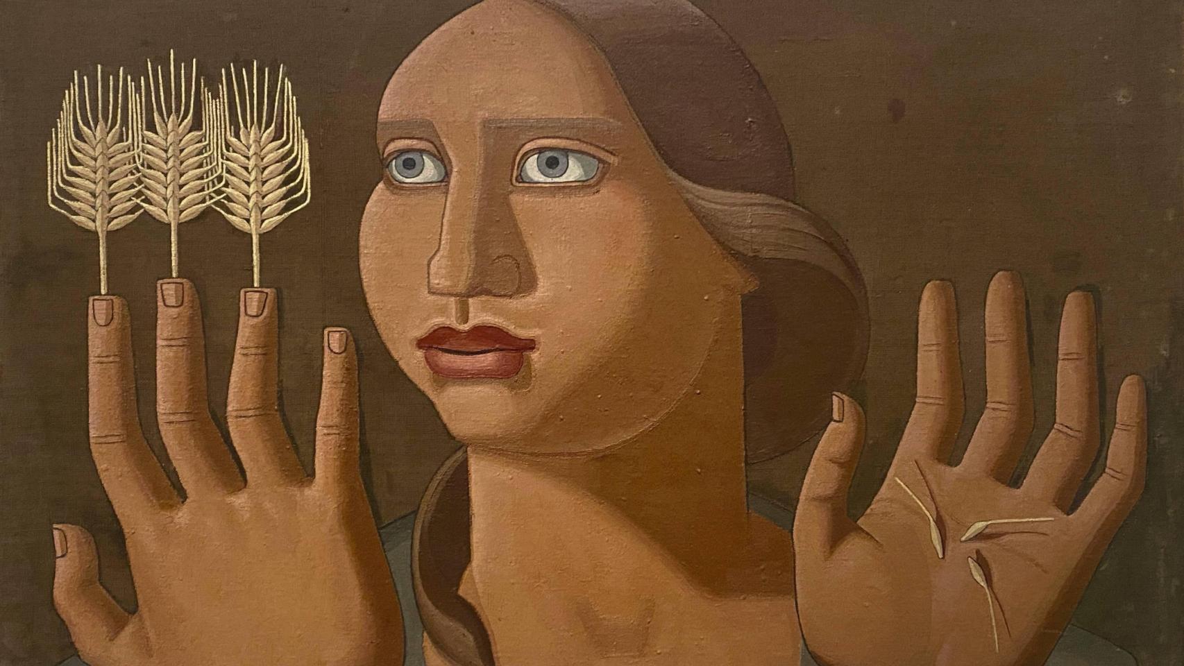 Maruja Mallo: 'Sorpresa en el trigo', 1936. Foto: Museo Reina Sofía