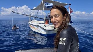 Isabel Sánchez-Arán, emocionada tras alcanzar los 92 metros en el mundial de Apnea: "El equilibrio lo es todo"