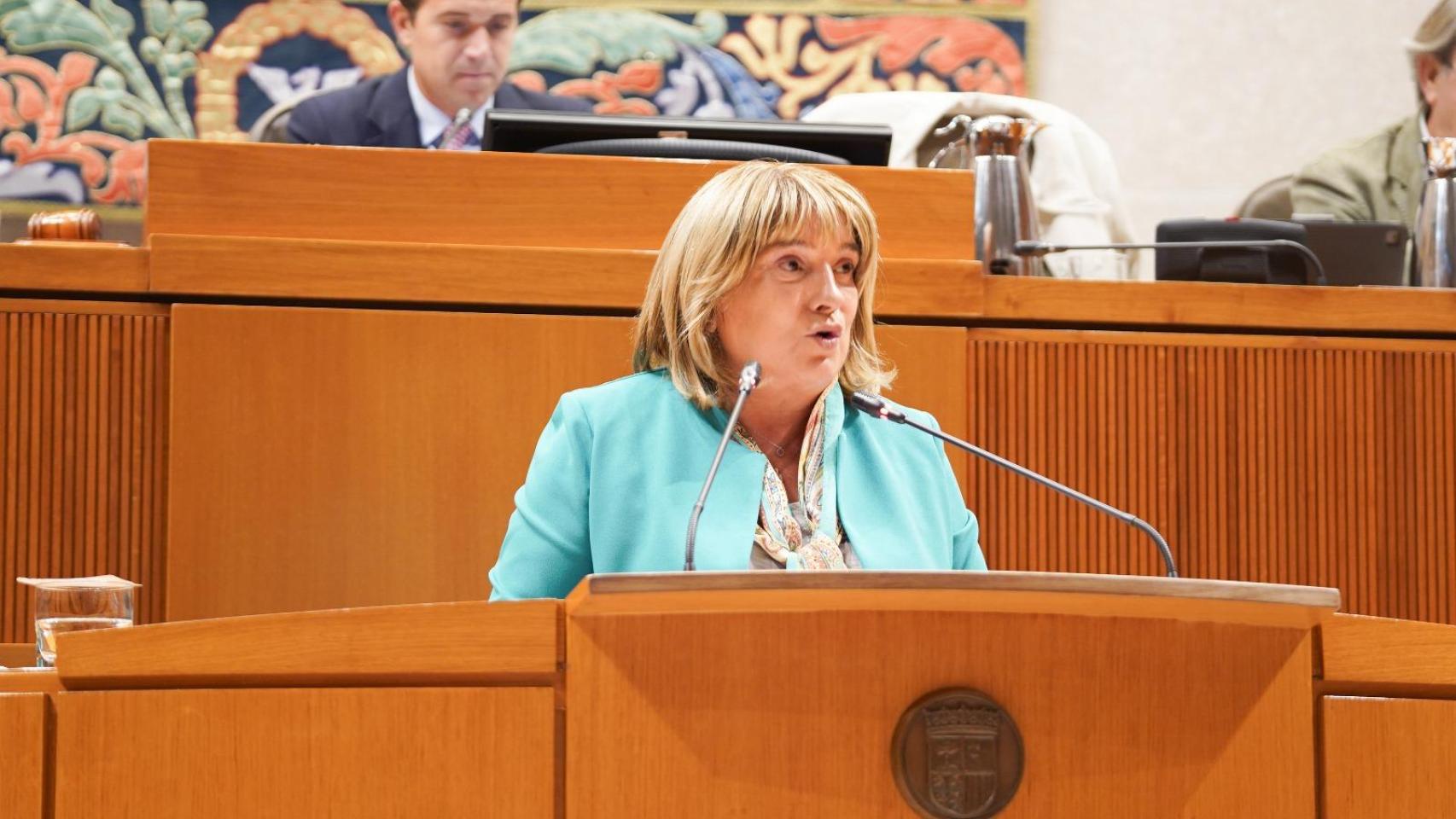 La consejera de Educación, Tomasa Hernández