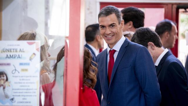 El presidente del Gobierno, Pedro Sánchez, visita la escuela municipal infantil Casa de los Niños, a 17 de septiembre de 2025.