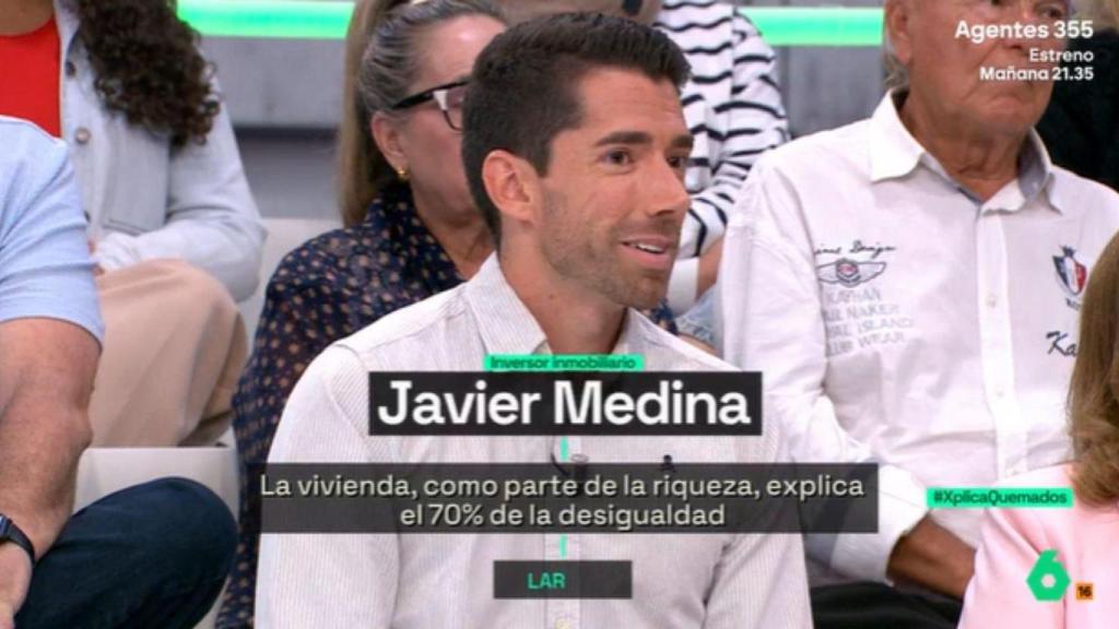Javier Medina, empresario y propietario de 8 pisos