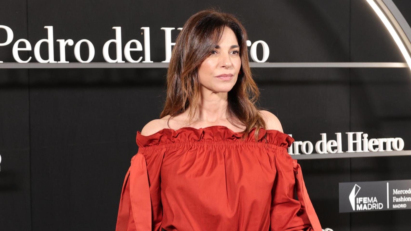 Mariló Montero en la Pasarela Cibeles Mercedes-Benz Fashion Week.
