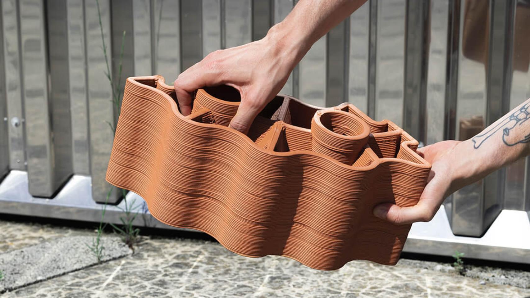 El ladrillo de terracota Bloc.