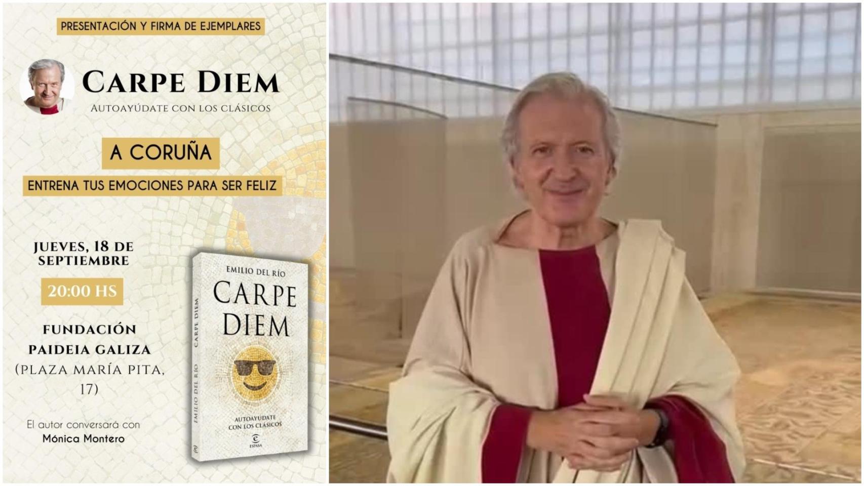 A Coruña acoge la presentación-show del nuevo libro de Emilio del Río: Quien no quiera bailar, que no venga