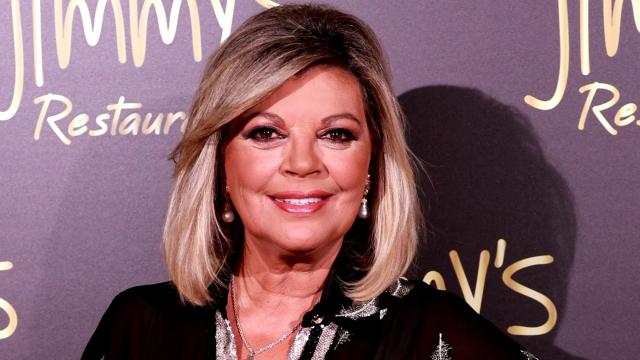 Terelu Campos este pasado miércoles, día 17, en el photocall de su 60º cumpleaños.