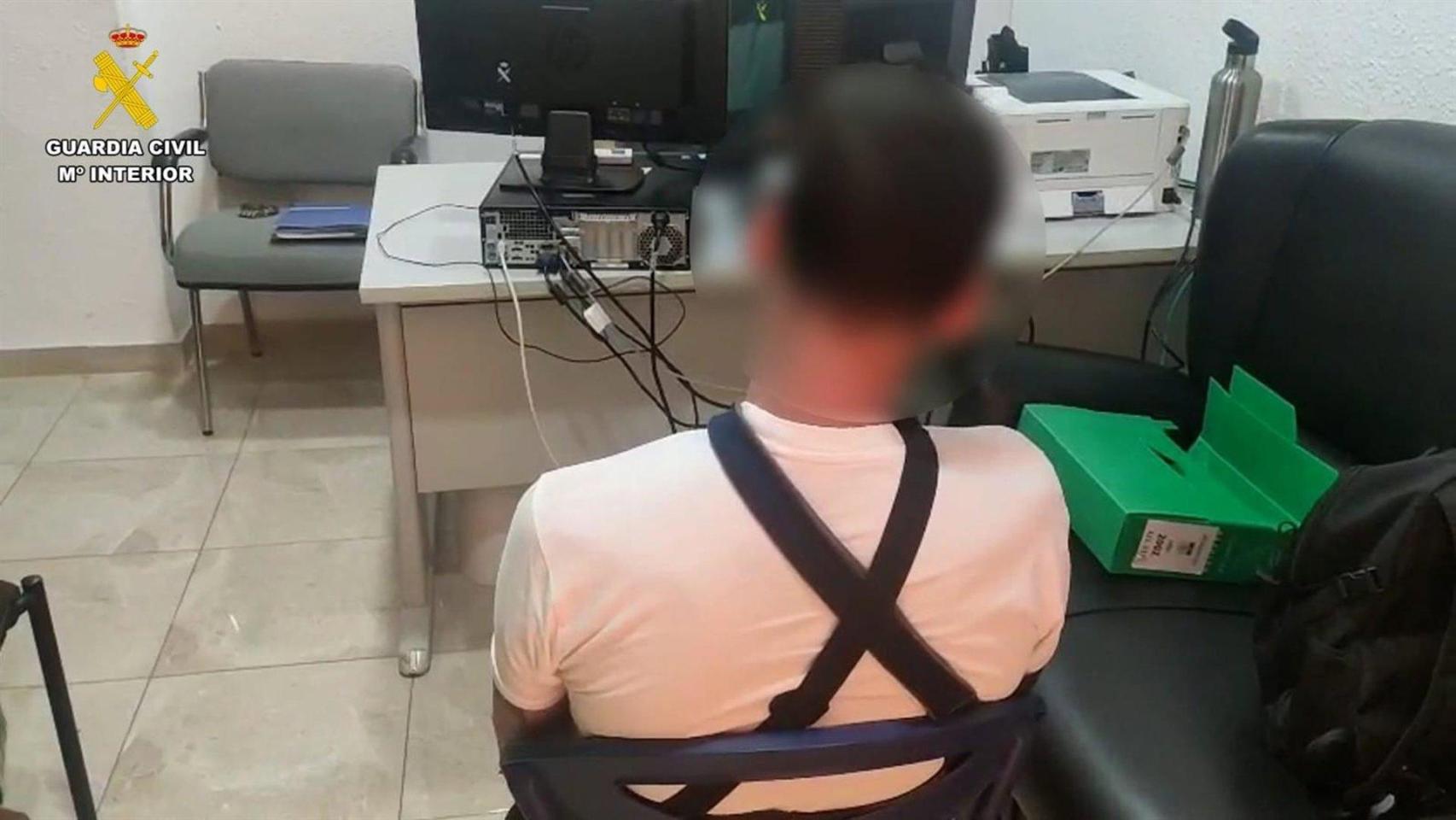 Imagen de uno de los detenidos por el homicidio