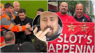 El aficionado del Liverpool que hizo enloquecer a Simeone se identifica y se vuelve a mofar del técnico del Atlético
