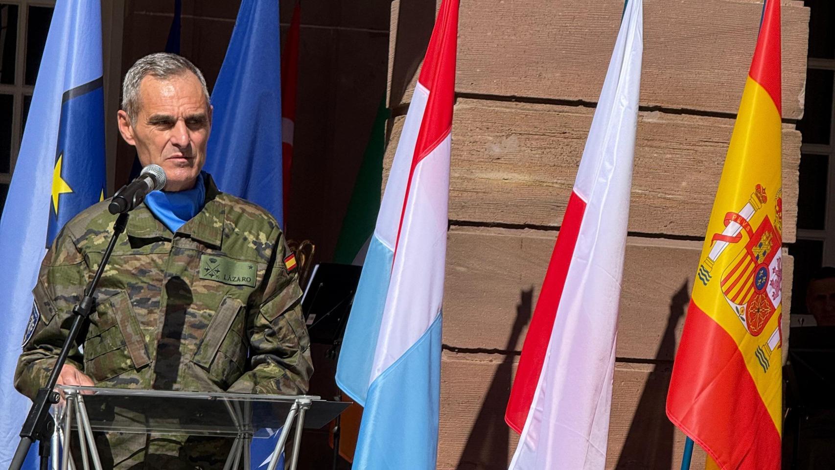 El general español Aroldo Lázaro asume el mando del Eurocuerpo tras liderar la misión de la ONU en Líbano