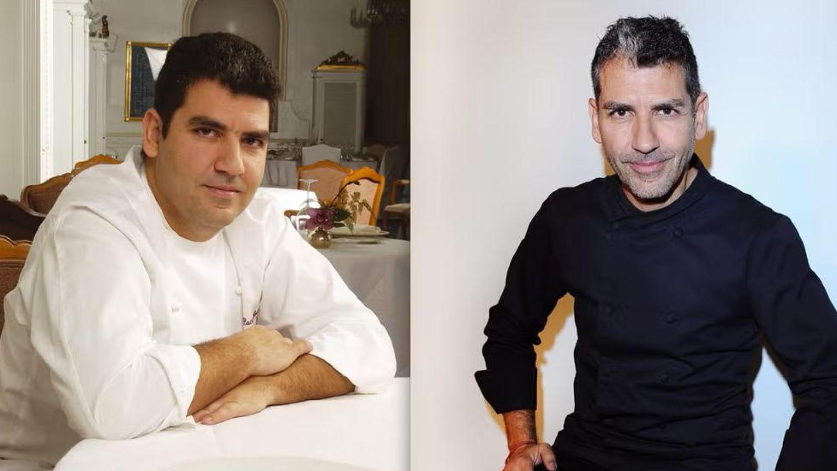 Paco Roncero, antes y después de su cambio físico.