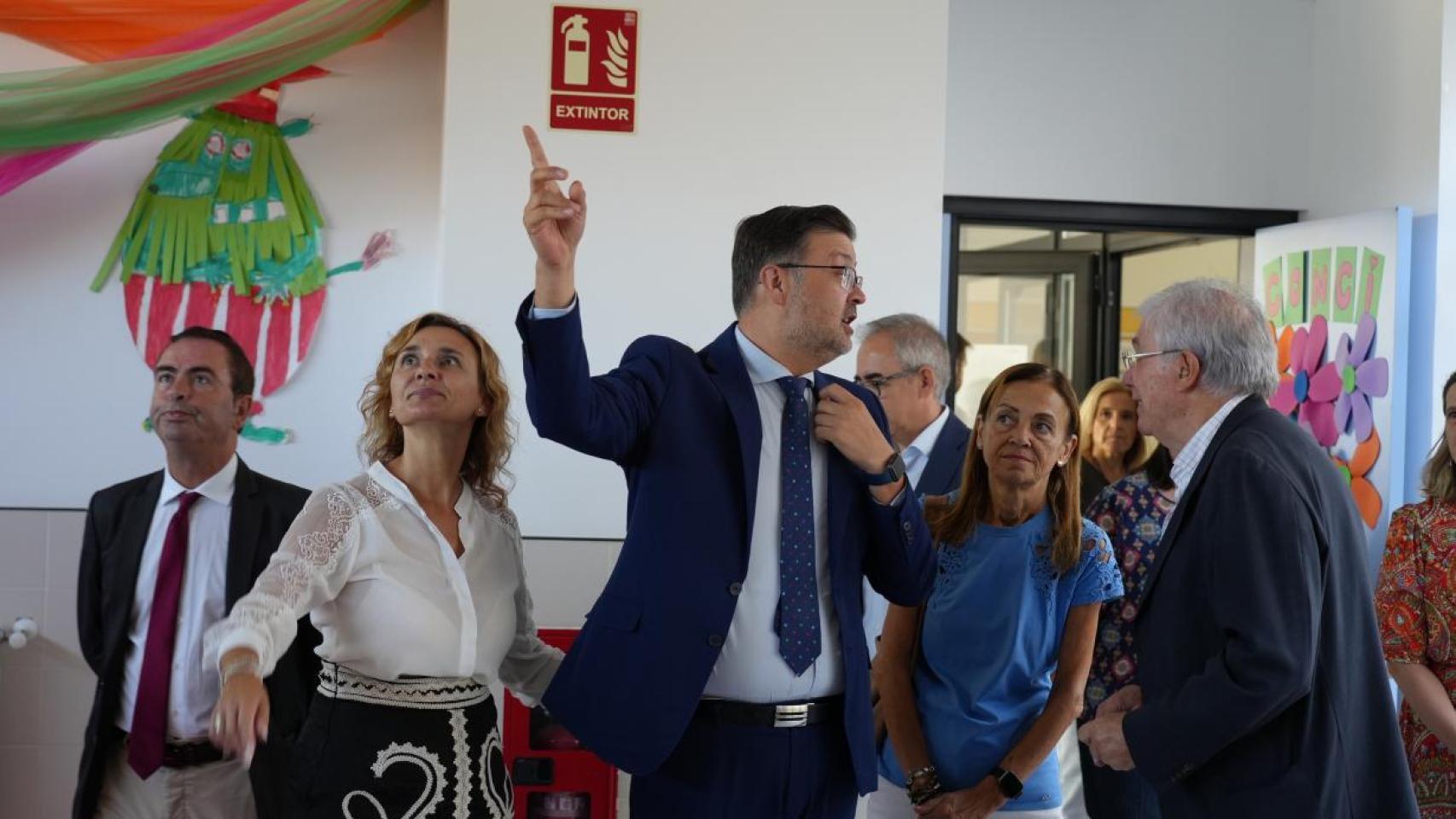 Visita de Amador Pastor al CEIP ‘Rosa Chacel’ de Illescas.