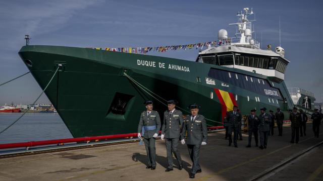 El buque oceánico Duque de Ahumada de la Guardia Civil