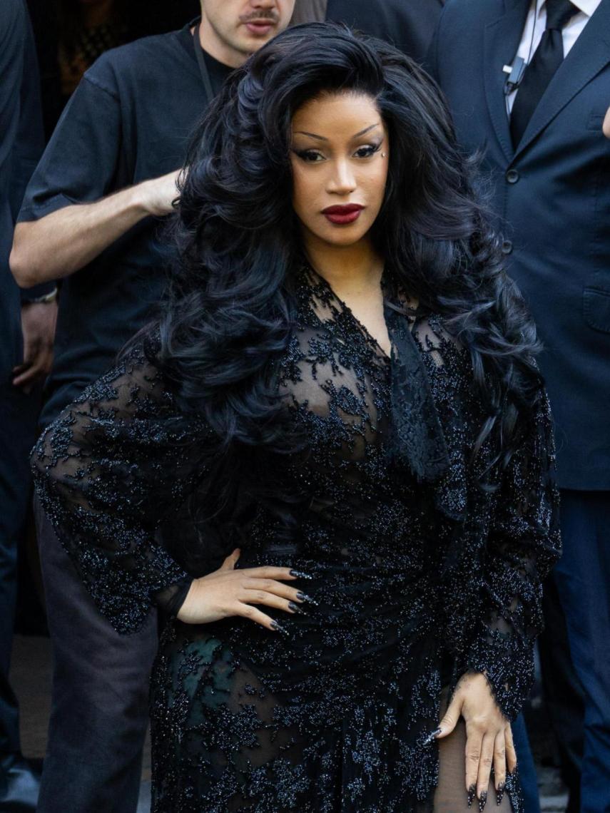 Cardi B, en la Semana de la Moda de Haute Couture en París, celebrada en julio pasado.
