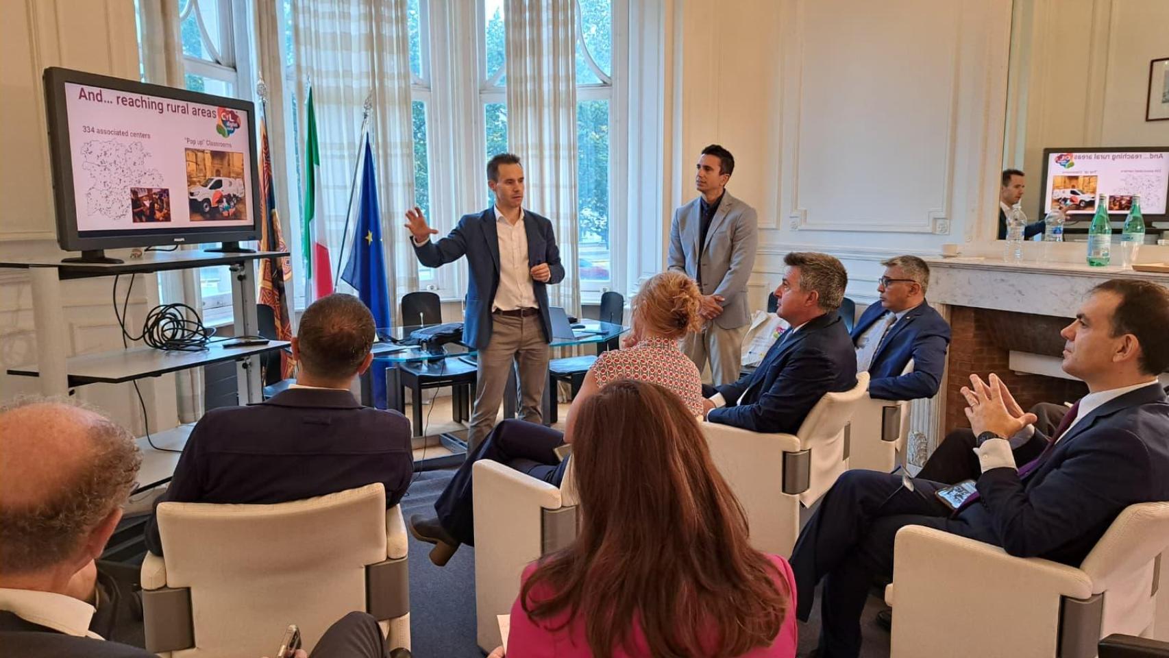 Encuentro sobre el programa CyL Digital en Bruselas.