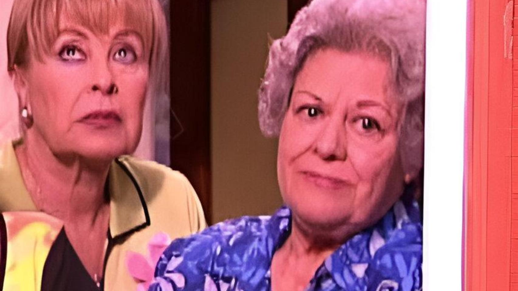 Marisa y Concha en 'Aquí no hay quién viva'.